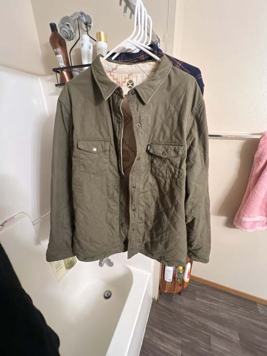 Crooked Horn Co. Jackets & Blazers - Chamberlain Hooey Reversible Olive Barn Jacket